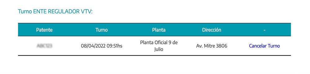cancelar turno